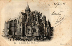 Eu - La Collegiale Eglise Saint-Laurent à Eu