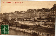 Rouen-Le Quai de Paris à Rouen