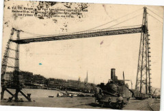 Rouen-Le Pont transbordeur construit en 1898 à Rouen