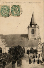 Guerbaville la Maillaye-L'Eglise vue de cote