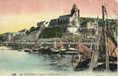 Le Treport - La Port a Marée Basse au Tréport