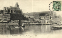 Le Treport - Vue prise du Pont Tournant au Tréport