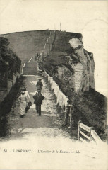 Le Treport - L'Escalier de la Falaise -
																					76470 Le Tréport
																			
