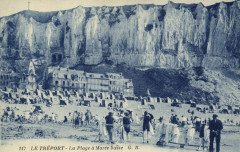 Le Treport - La Plage a Marée basse au Tréport