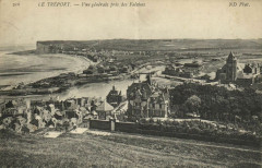 Le Treport - Vue générale pres des Falaises au Tréport