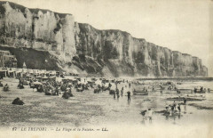Le Treport - La Plage et la Falaise au Tréport