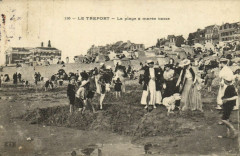 Le Treport - La plage a marée basse au Tréport