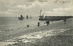 Le Treport - La Plage et la Jetée au Tréport