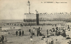 Le Treport - Plage a marée basse au Tréport