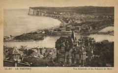 Le Treport - Vue générale et les Falaises de Mers au Tréport
