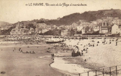 Le Havre - Un coin de la Plage a marée basse au Havre