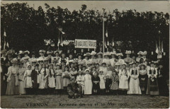 Vernon - Kermesse des 19 et 20 Mai 1907; carte photo à Vernon