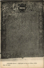 Conches-Epitaphe de Jean Le Tellier -
													27 Eure
												