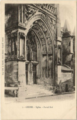Gisors - Eglise Portail Sud à Gisors