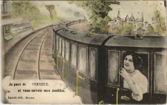 Je pars des Verneuil et vous envole mes Amities