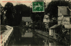 Eure Pont-Saint-Pierre Bord de l'Andelle à Pont-Saint-Pierre