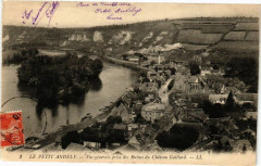 Le Petit-Andely-Vue générale prise des Ruines du Chateau Gaillard