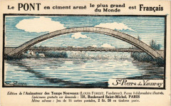 Saint-Pierre-du-Vauvray - Le Pont en ciment armé le plus grand du... à Saint-Pierre-du-Vauvray