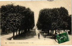 Vernon - L'Avenue Gambetta à Vernon