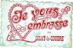 Je vous embrasse de Gisay-la-Coudre