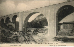 Morez les Viaducs du chemin de fer à Chemin