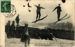 Morez- Les Sports d'Hiver, Saut Double des Suedois France- -
													39 Jura
												