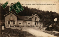 Foret de la Joux ,Maison Forestiere de Chevreuil France