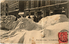 Morez sous la neige La Grande Rue -
													39 Jura
												