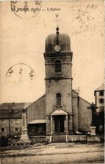 Carte postale ancienne Jura La Pesse L'Eglise
                                                                     à La Pesse
                                
