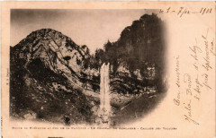 Route de Saint-Claude au Col de la Faucille Cascade des Valudes à Saint-Claude
