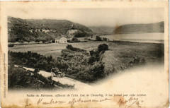 Vallée du Herisson affluent de l'Ain. Lac de CHAMBONly -
													39 Jura
												