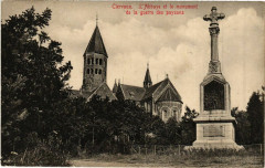 Clairvaux-de-Jura - l'Abbaye et monument de la guerre des paysans