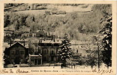 Morez - Le Temple - effets de neige