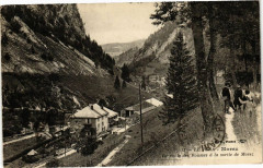 Morez - La Route de Rousses a la Sortie de Morez