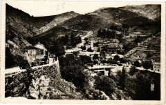 Saint-Laurent-les-Bains - Vu de la route de la Bastide