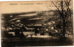 Solignac - l'Abbaye Vue panoramique