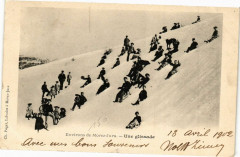 Env. de Morez - Une glissade