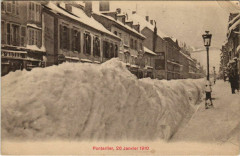Pontalier 26 Janvier 1910 France