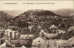 Besancon vue prise du Clocher Saint-Pierre France à Besançon