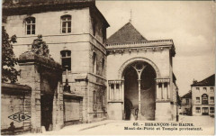 Besancon Mont de Piete et Temple protestant France à Besançon