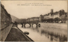 Besancon Les Quais et le Pont Battant France à Besançon