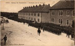 Valdahon - Camp du Valdahon - Arrivée de la Troupe à Valdahon