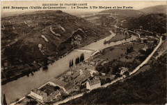 Besancon - Le Doubs - L'Ile Malpas et le Forts à Besançon