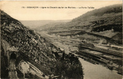 Besancon - Ligne du Chemin de fer de Morteau - La Porte Taillée à Besançon