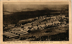 Camp du Valdahon - Vue générale du Camp prise en avion à Valdahon