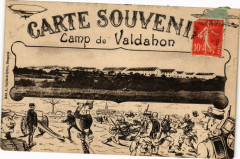 Carte Souvenir - Camp de Valdahon à Valdahon