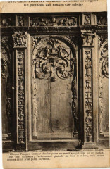 Un panneau des stalles (16 siécles) ...