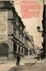 Luxeuil-les-Bains - Maison Francois Ier à Luxeuil-les-Bains