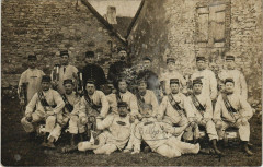 Belfort soldats, carte photo à Belfort