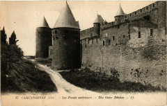 Carcassonne Les Fosses exterieurs France à Carcassonne